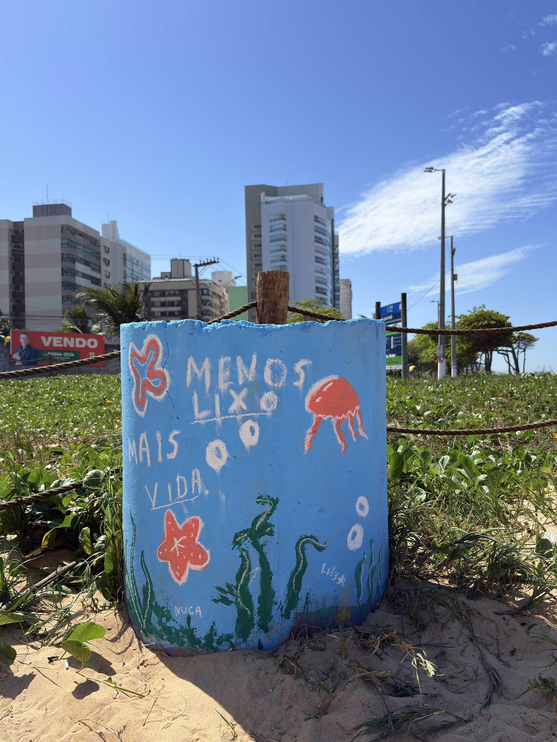 Cilindro 'Menos lixo mais vida'